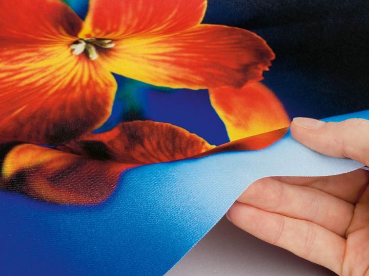 Full-color dye sublimated canopy print
